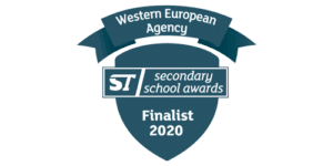 Sigillo di agenzia finalista ai Secondary School Awards 2020 per l'Europa occidentale.