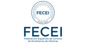 Logo di FECEI, la federazione spagnola dei centri di insegnamento delle lingue.