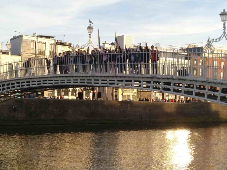 Il famoso ponte di Dublino