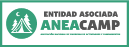 Logo di ANEACAMP, entità associata dell'associazione spagnola dei campi estivi.